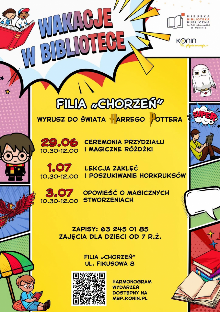 Wakacje w Filii Chorzeń MBP