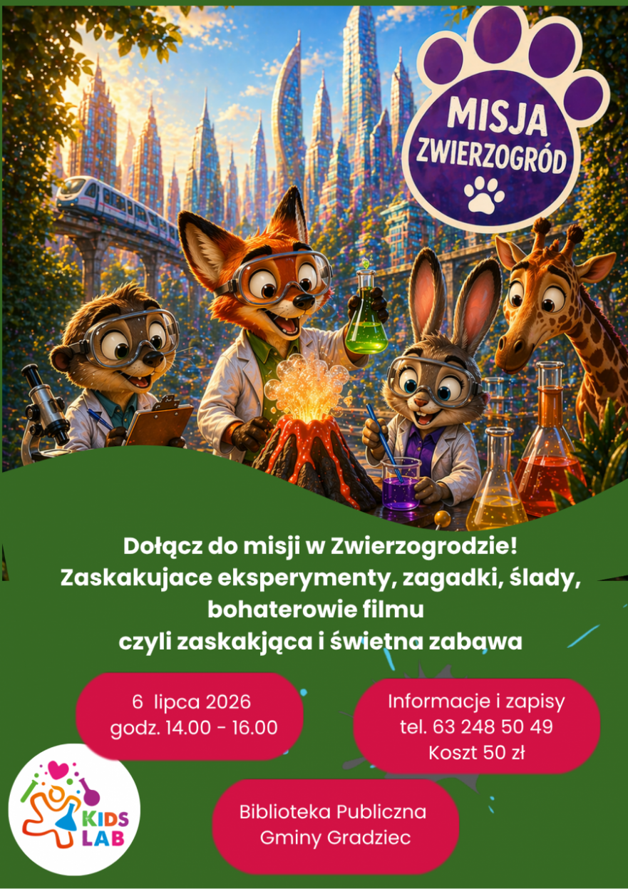 Misja Zwierzogród w Bibliotece w Grodźcu