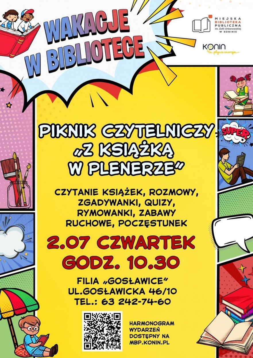 Piknik czytelniczy "Z książką w plenerze"