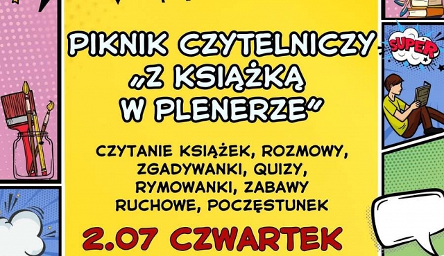 Piknik czytelniczy "Z książką w plenerze"