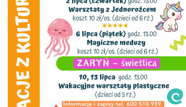 Wakacje z kulturą w GOK w Wierzbinku
