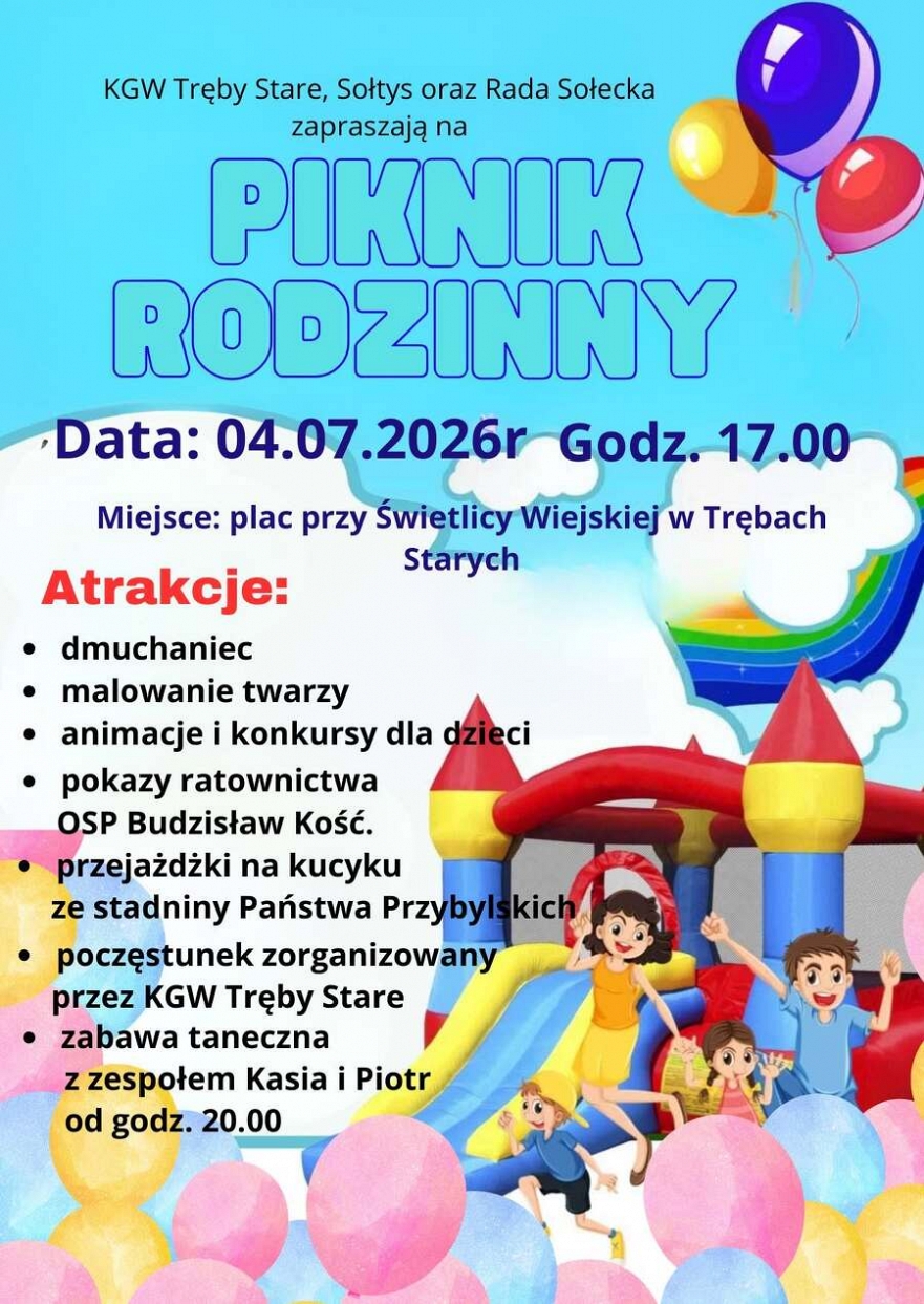Piknik Rodzinny w Trębach Starych