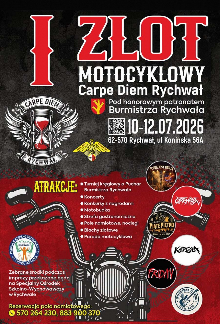 I Zlot Motocyklowy w Rychwale