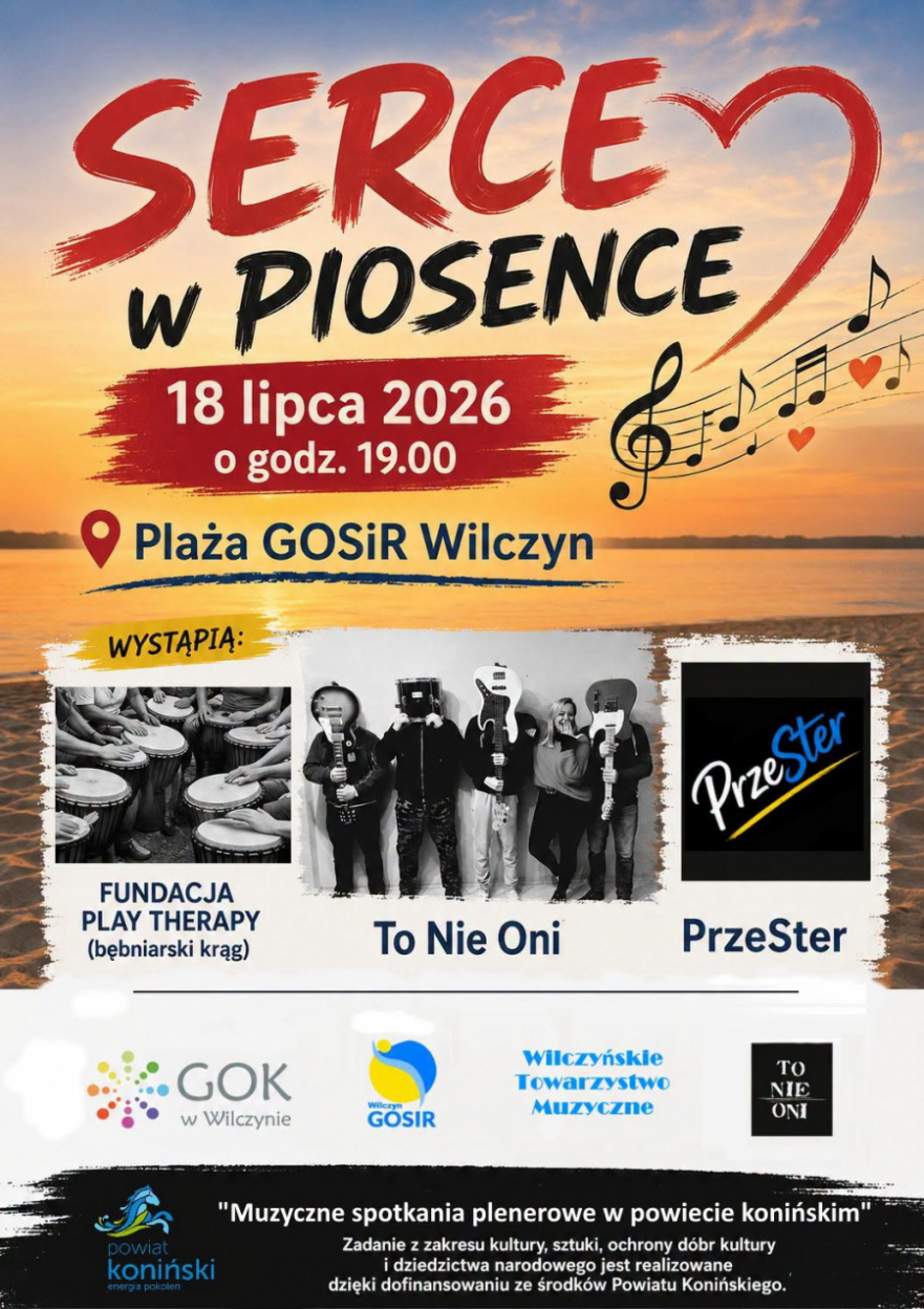 Koncert na plaży GOSiR Wilczyn