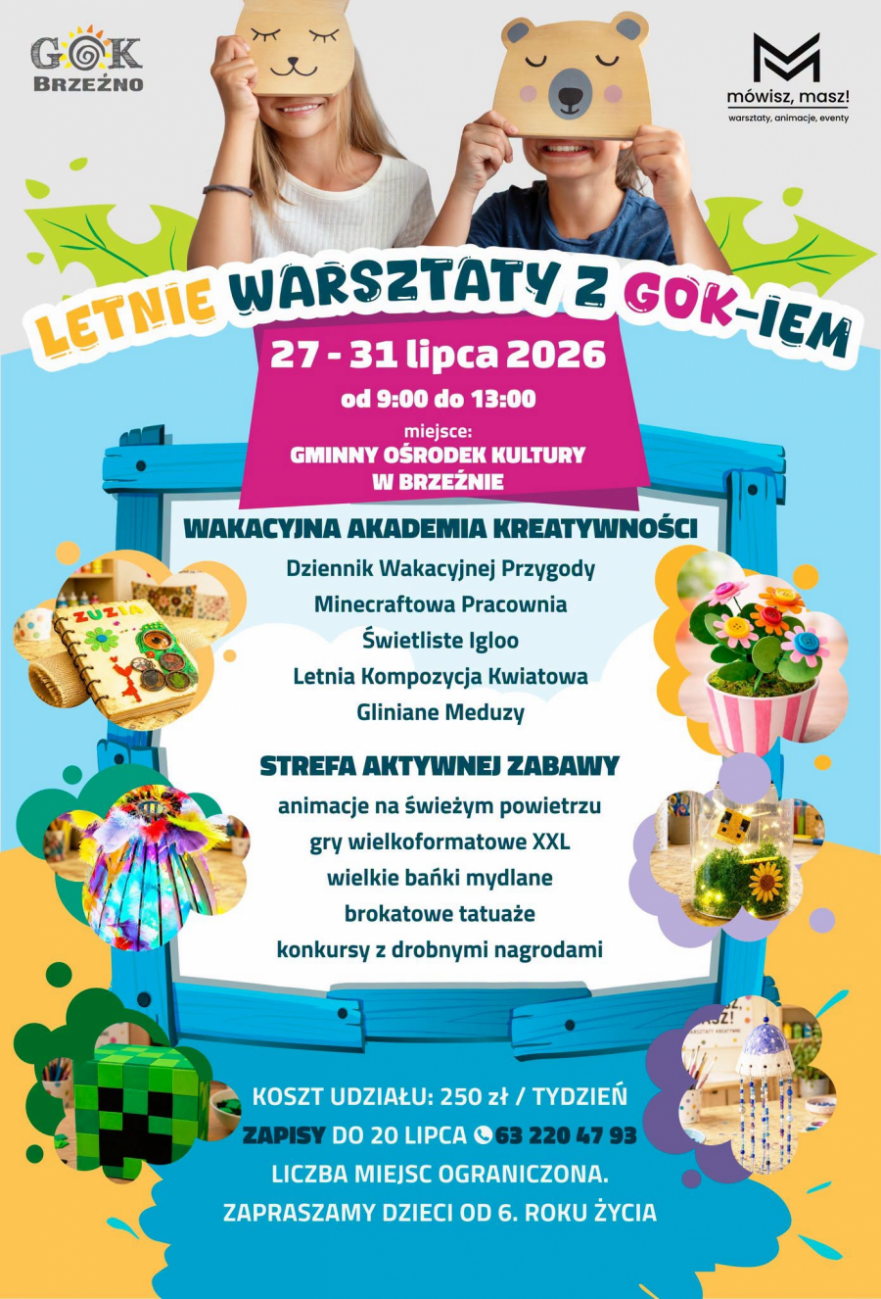 Letnie warsztaty w Brzeźnie
