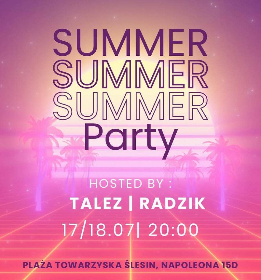 Summer Party na Plaży Towarzyskiej w Ślesinie