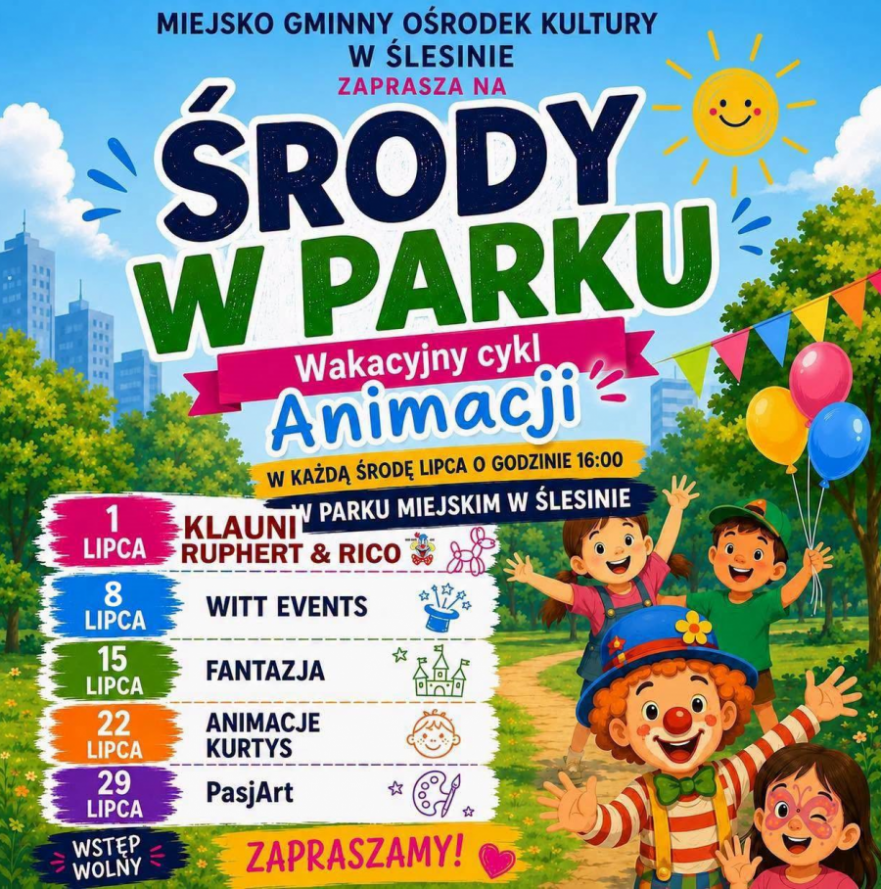 Środy w Parku Miejskim w Ślesinie