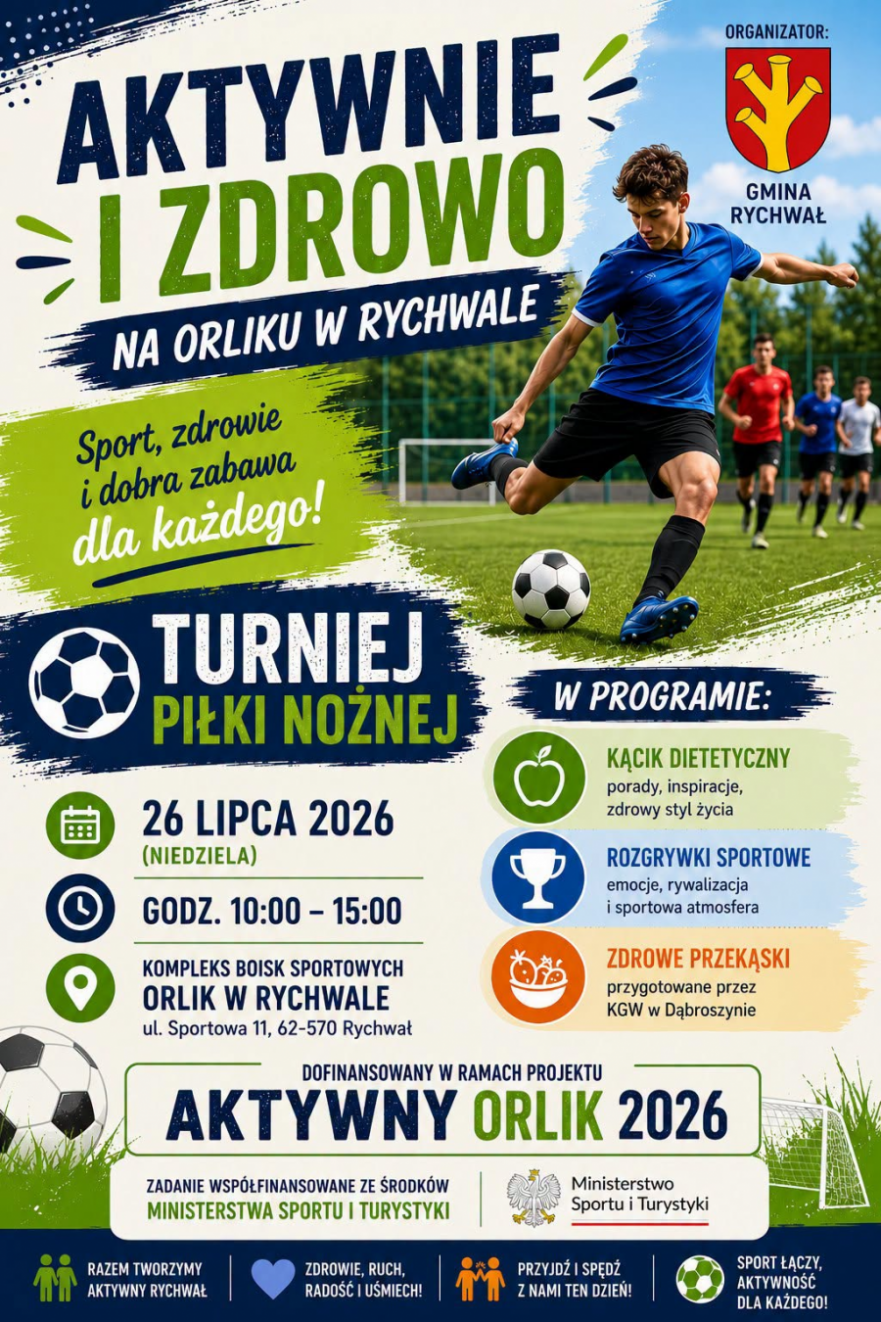 Turniej piłki nożnej w Rychwale