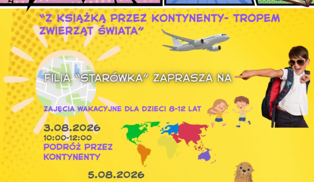 Wakacje w Miejskiej Bibliotece Publicznej w Koninie