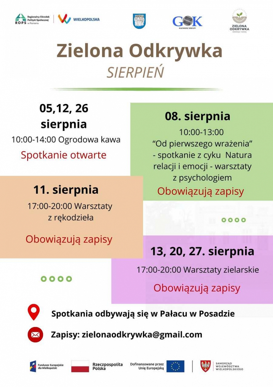 Sierpień w Pałacu w Posadzie