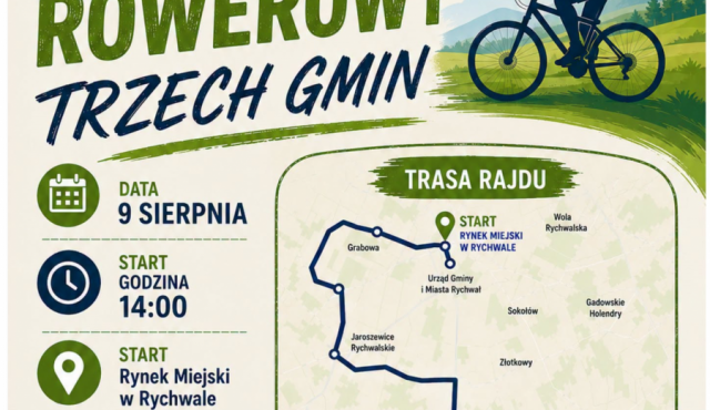 Rajd Rowerowy Trzech Gmin ze startem w Rychwale