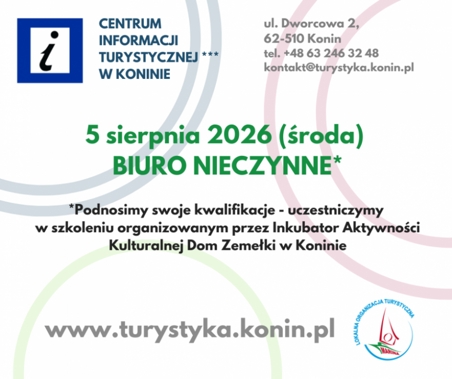 5 sierpnia - biuro CIT nieczynne