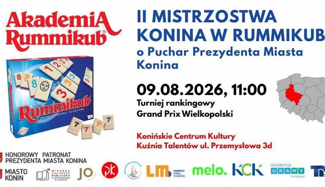 II Mistrzostwa Miasta Konin w Rummikub o Puchar Prezydenta Konina