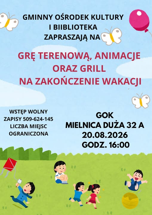 Zakończenie wakacji w Mielnicy Dużej
