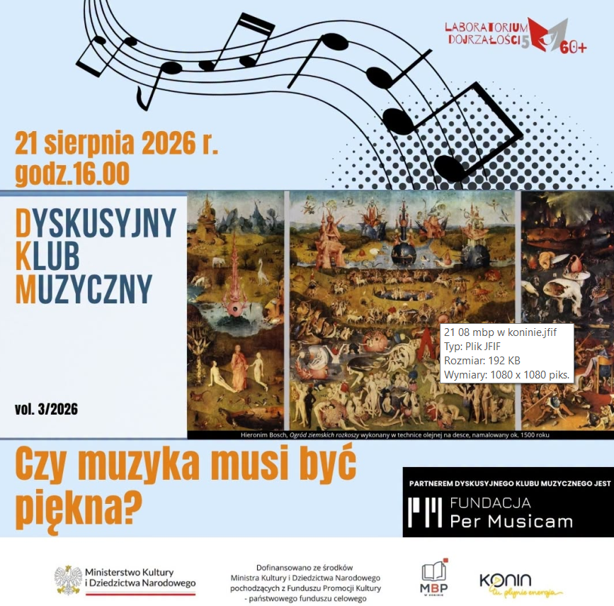 Dyskusyjny Klub Muzyczny w MBP