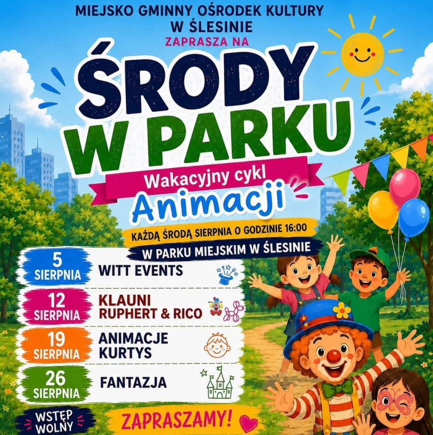 Środy w Parku Miejskim w Ślesinie