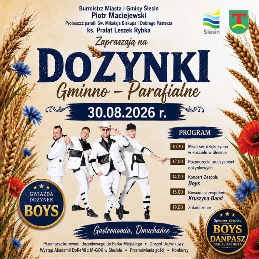 Dożynki Gminno - Parafialne w Ślesinie