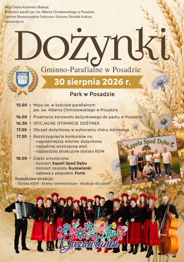 Dożynki w gminie Kazimierz Biskupi