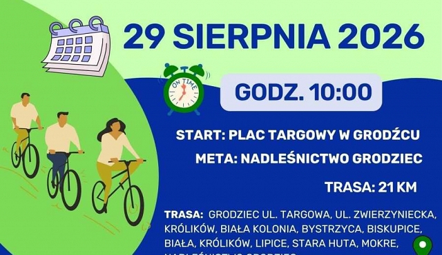 Profilaktyczny Rajd Rowerowy w Grodźcu