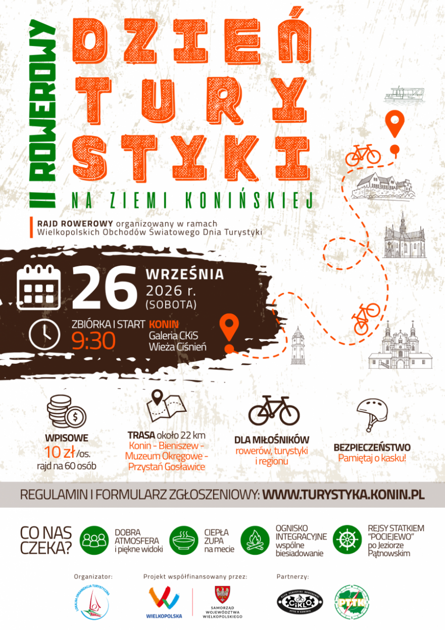 II Rowerowy Dzień Turystyki na Ziemi Konińskiej