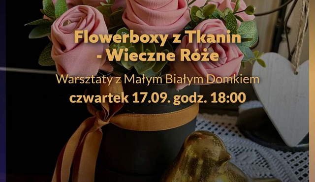 Flowerboxy z tkanin - warsztaty w Domu Pomiędzy