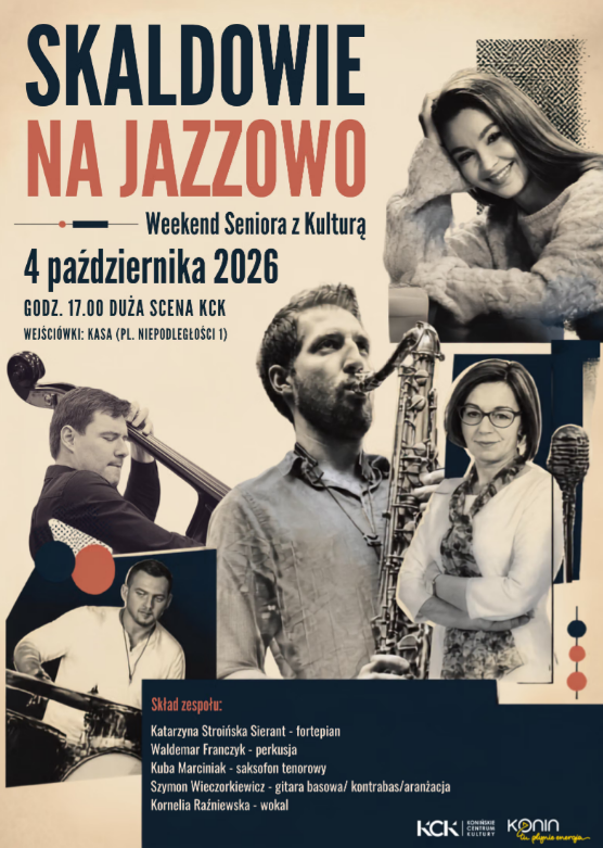 Skaldowie na jazzowo w Konińskim Centrum Kultury