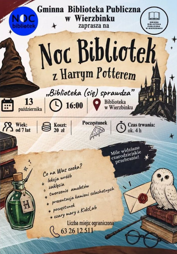 Noc Bibliotek w Wierzbinku