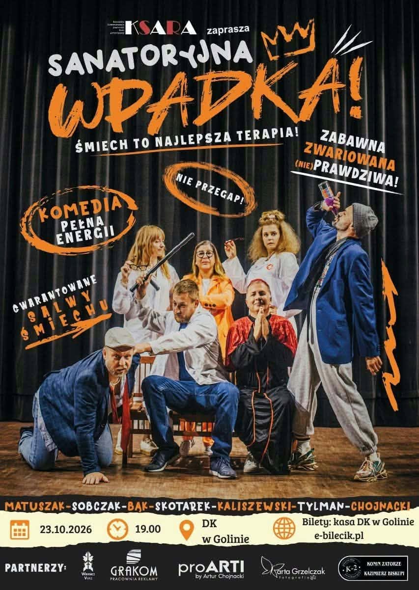 Spektakl komediowy w Golinie