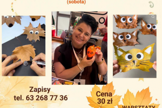 Jesienne familijne warsztaty w Strefie SOWA Konin
