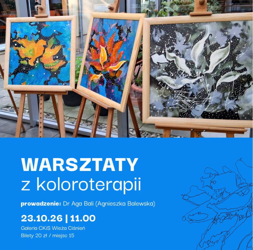 Warsztaty z koloroterapii w Wieży Ciśnień w Koninie