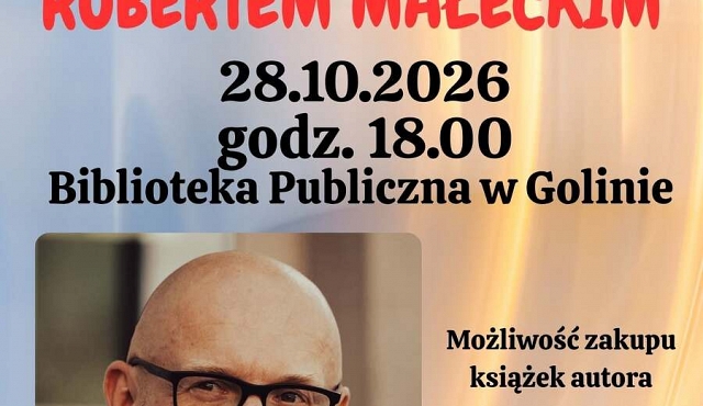 Spotkanie autorskie w Bibliotece Publicznej w Golinie