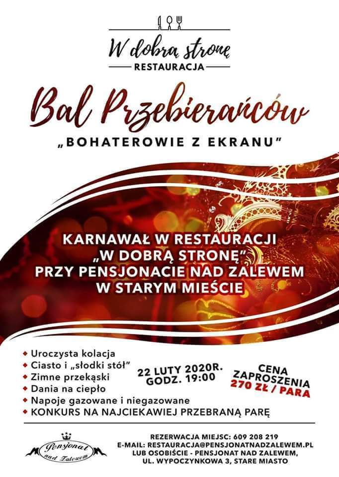 Bal Przebierańców w Resteuracji "W dobrą stronę"