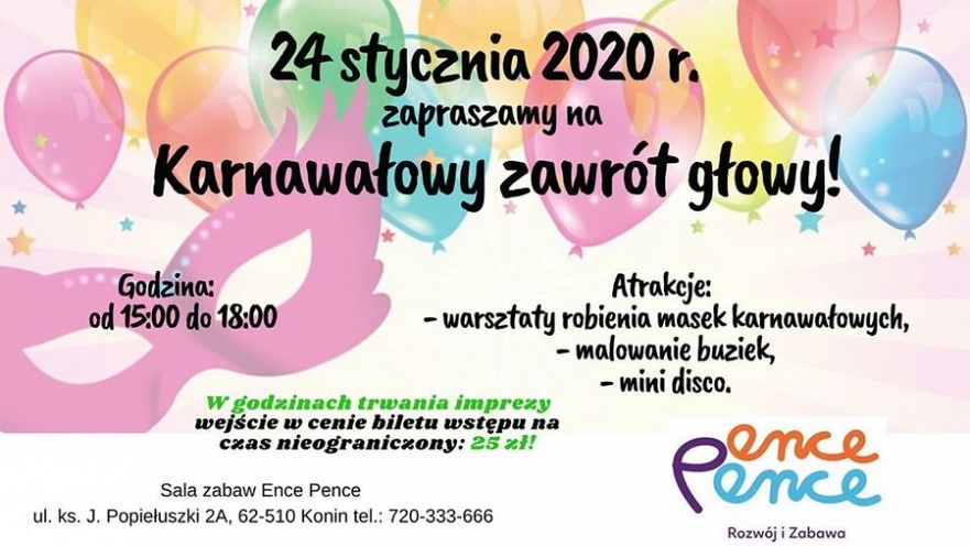 Karnawał w ENCE-PENCE