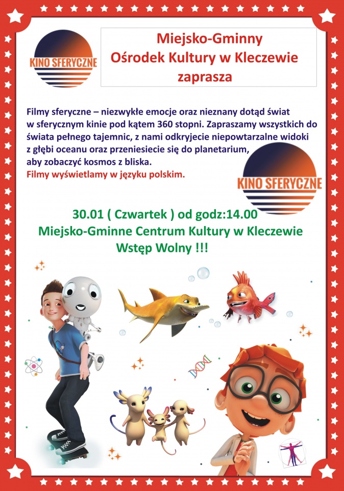 Filmy sferyczne w Kleczewie